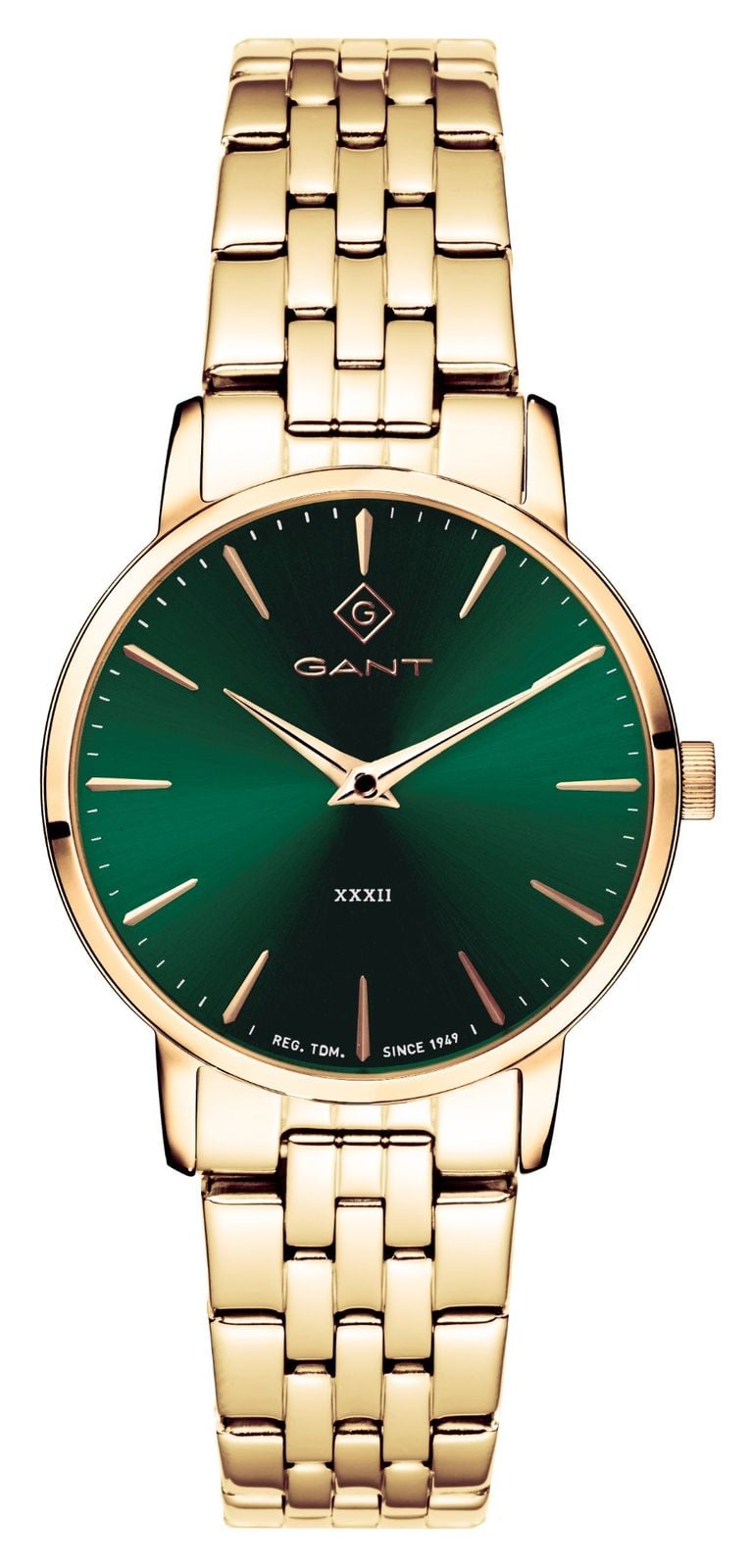 GANT G127020 PARK AVENUE 32 (32mm) Green Dial / Gold PVD Watch