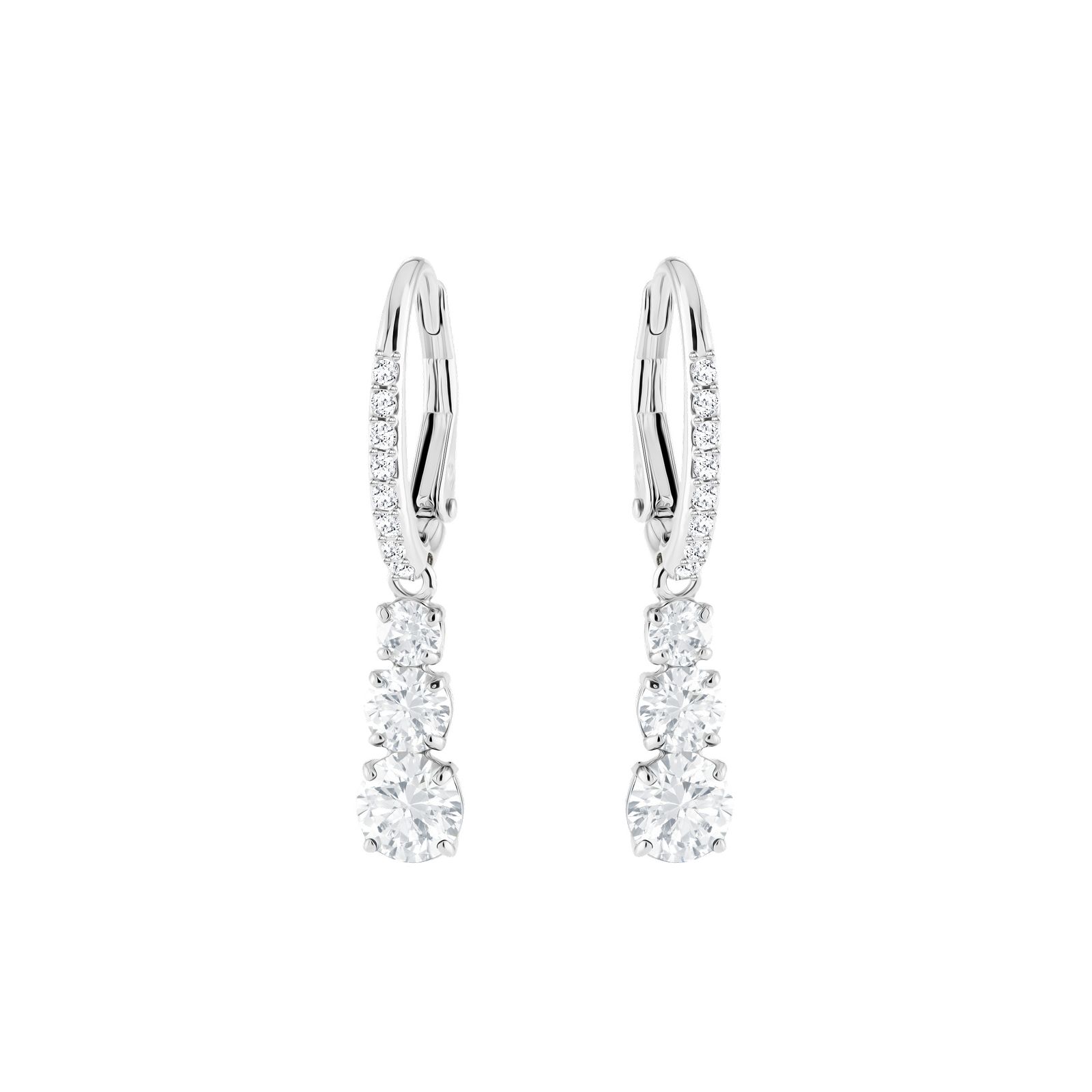 Swarovski 5416155 Attract Trilogy | Rhodium Plated | White Jewellery
