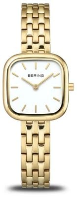 Bering Women's Classic (26mm) White Dial / Gold-Tone Stainless Steel Bracelet 17926-734