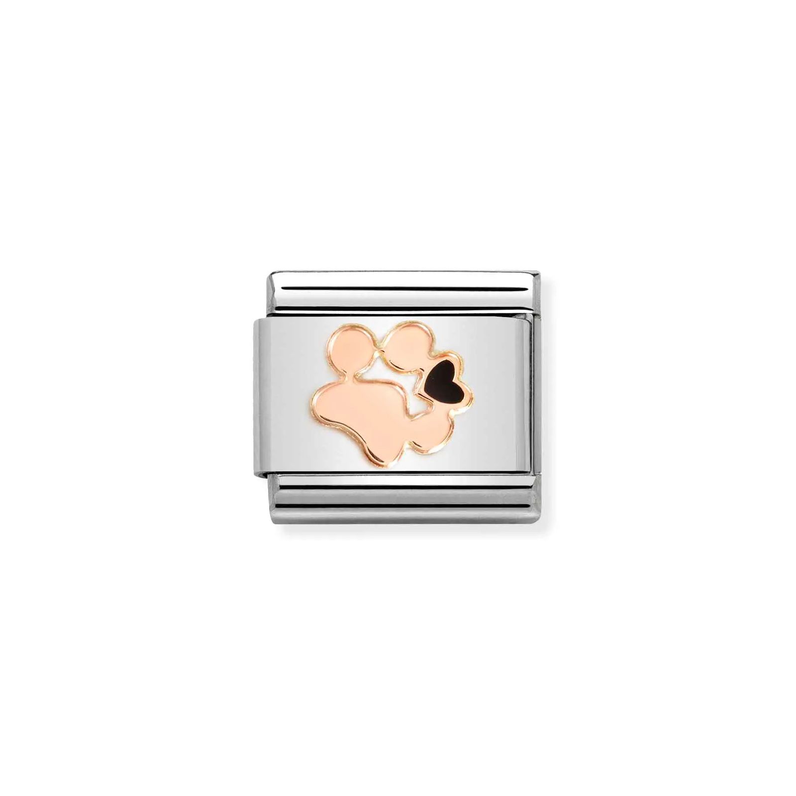 Nomination 430202/18 Classic Dog Paw Print Steel Charm Jewellery