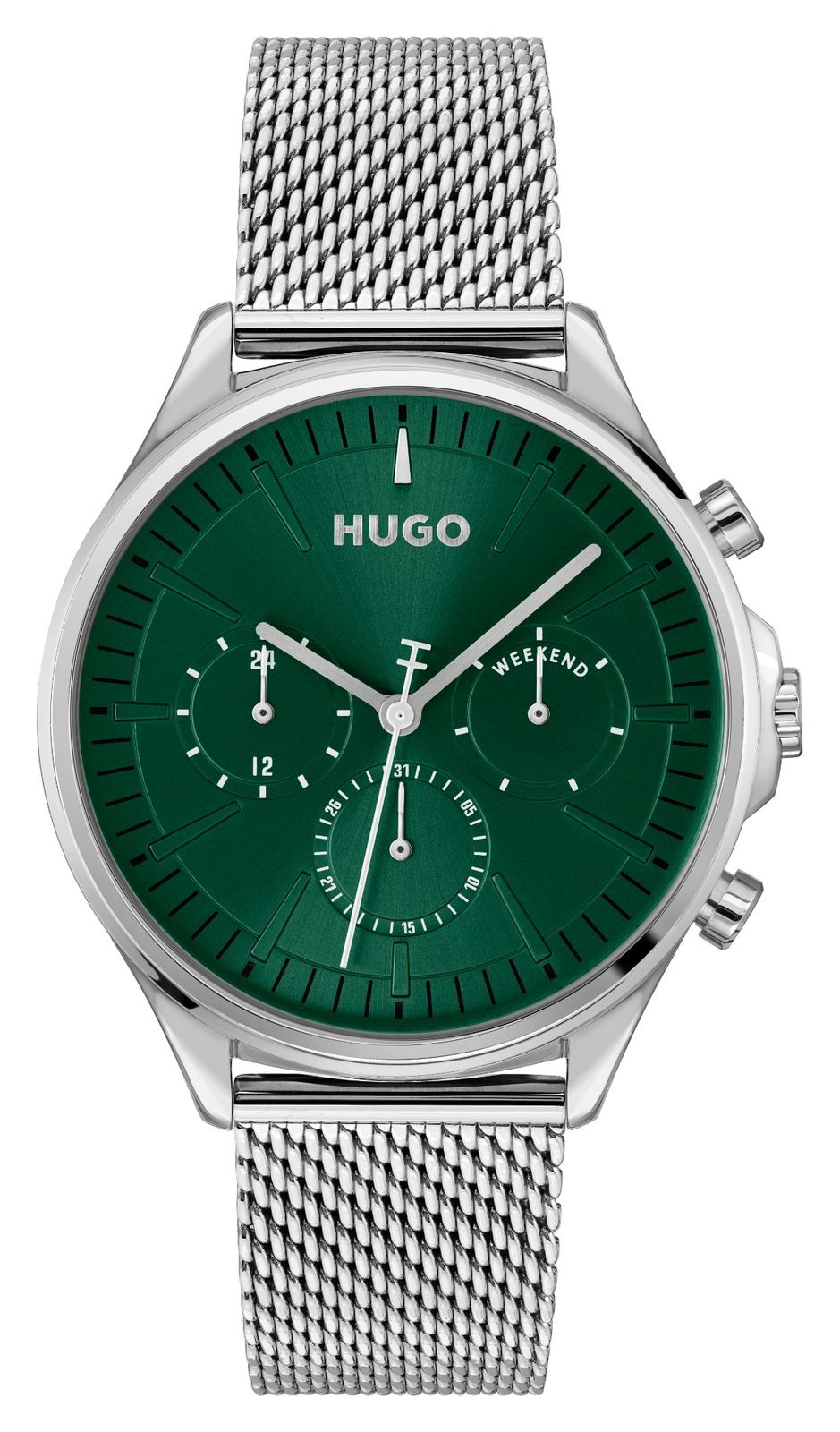 HUGO 1530409 #SMASH Multifunction (43mm) Green Dial / Watch