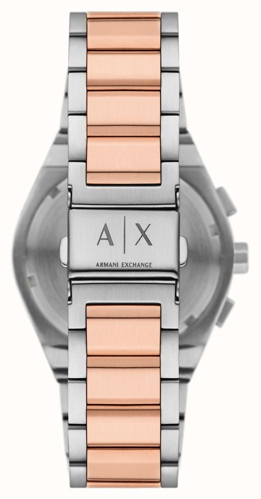 Armani Exchange Quartz Chronograph (42mm) Black Dial /Two-Tone ...