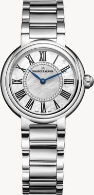 Maurice Lacroix Fiaba Round - Diamond Set (33mm) Mother-of-Pearl Dial / Stainless Steel FA1306-SS002-111-1