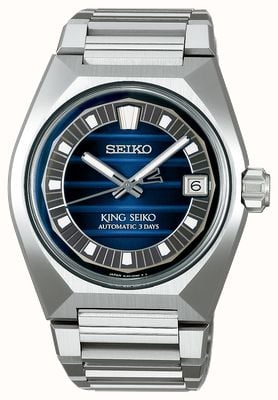 Seiko King Seiko VANAC ‘Tokyo Midnight’ (41mm) Blue Dial / Stainless Steel Bracelet SLA085J1