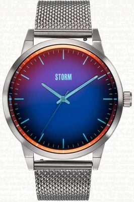STORM Styro Lazer Blue | Steel Mesh Bracelet 47487/LB