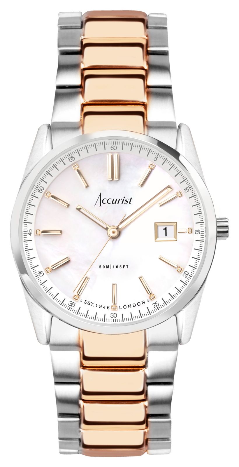 Accurist 74004 Women's Everyday (30mm) White Mother-of-Pearl Watch