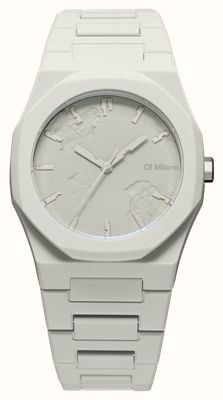 D1 Milano Polycarbon Fragment (40.5mm) Broken Grey Dial / Grey Polycarbonate Strap PCBJ40