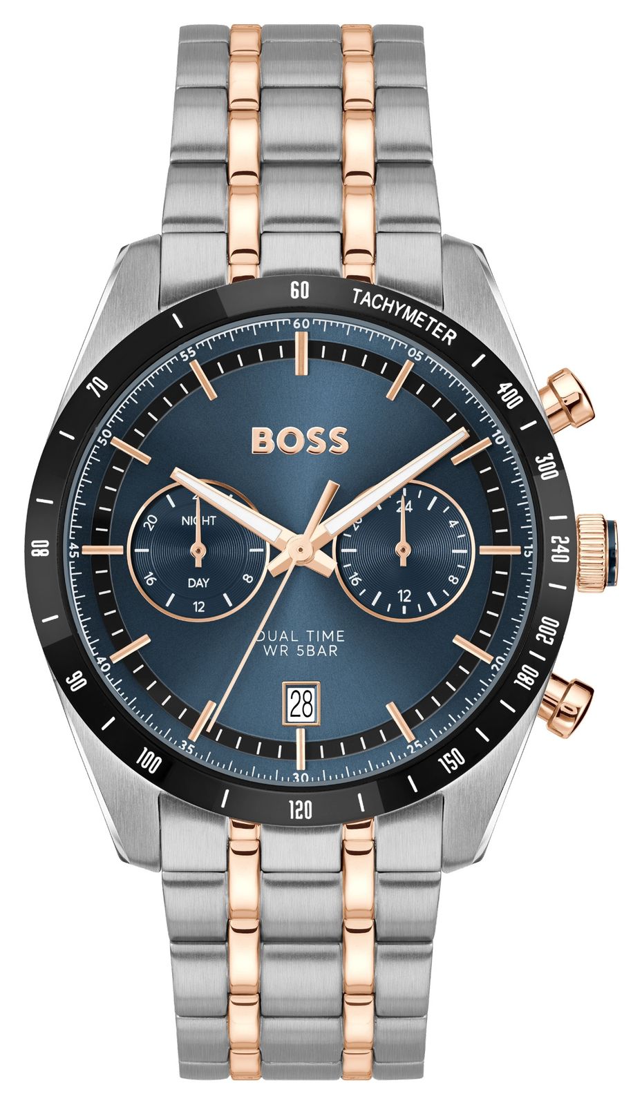 BOSS 1514288 TOURMASTER Dual-Time (41mm) Blue Dial / Two- Watch