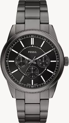 Fossil Pearson 42mm Multifunction Gunmetal Stainless Steel Watch FS6187