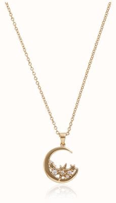 Olivia Burton Celestial Cluster Moon Necklace Gold OBJCLN35