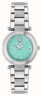 Versace Women's REVE PETITE SPECIAL (30mm) Light Blue Turquoise Dial / Stainless Steel Bracelet VEBFA0124