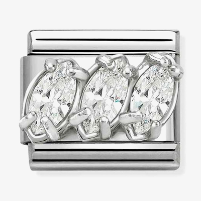 Nomination Classic Trilogy Cubic Zirconia Charm 330329/05