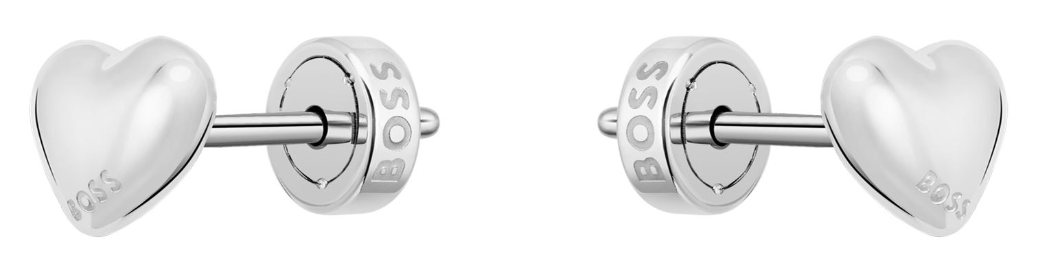 BOSS Jewellery 1580830 Studs For Everyone Silver Heart Stud