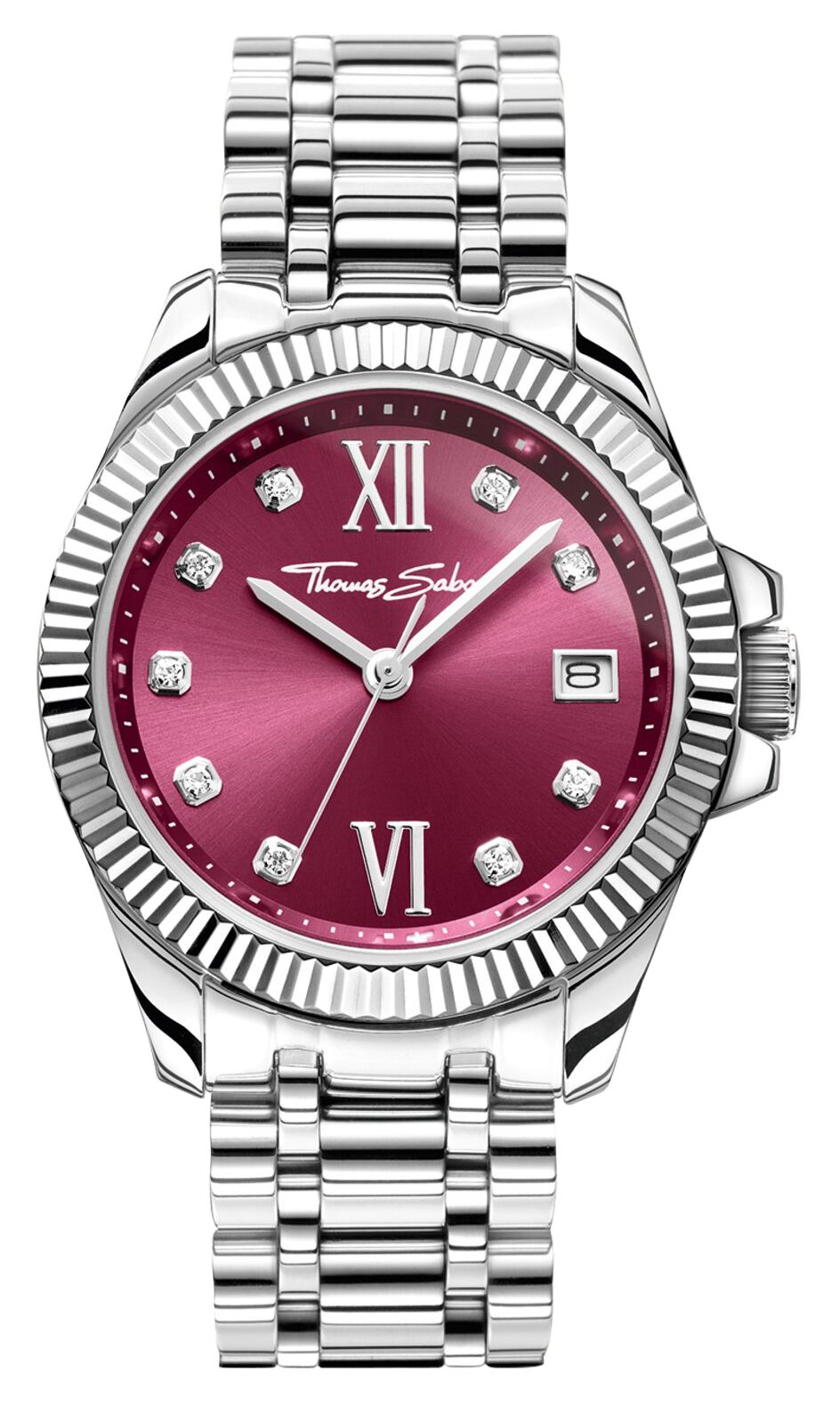 Thomas Sabo WA0407-201-212-33 Divine Crystal (33mm) Burgundy Watch