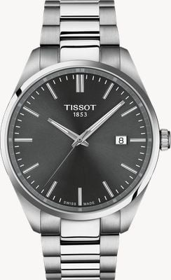 Tissot PR 100 (40mm) Dark Grey Dial / Stainless Steel Bracelet T1504101108100