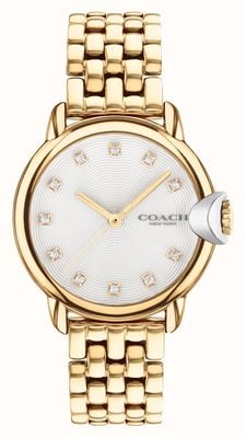 Coach Women's Arden Gold Plated Bracelet Watch 14503819