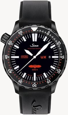 Sinn UX S GSG 9 PVD Rubber 5000m Water Resitant 403.062 RUBBER