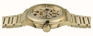 Ingersoll THE FRAME Automatic (47mm) Gold Skeleton Dial / Gold PVD Stainless Steel Bracelet I18303 - alternate view 2