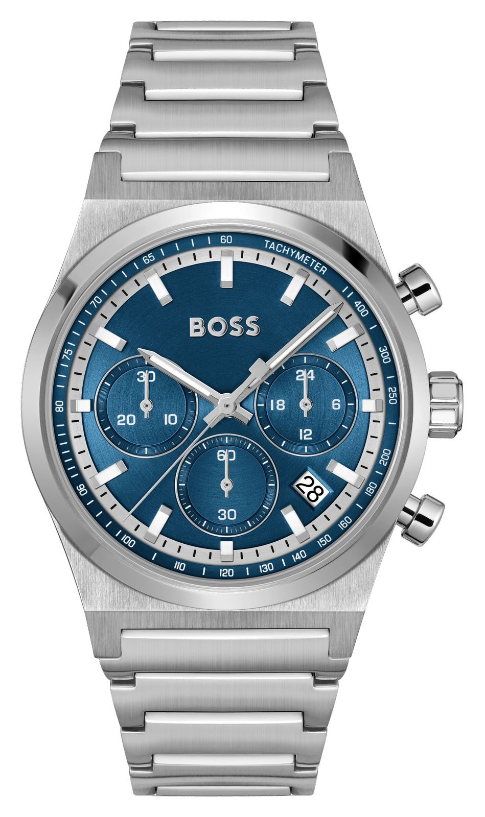 BOSS 1514250 Candor Chronograph (41mm) Blue Dial / Stainless Watch