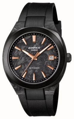 Casio Edifice Automatic Forged Carbon (38.8mm) Forged Carbon Dial / Black Rubber Strap EFK-200XPB-1AER