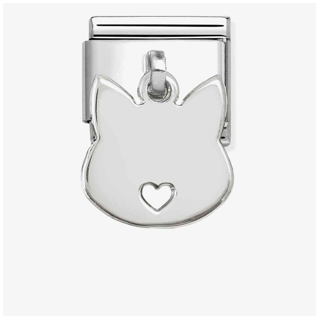 Nomination 331801/15 Classic Cat Face Pendant Sterling Jewellery