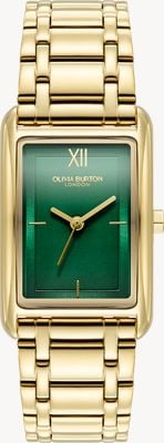 Olivia Burton Classic Grove (23mm) Forest Green Dial / Gold PVD Stainless Steel Bracelet - Ex-display scratches 24000195- Ex-display scartches