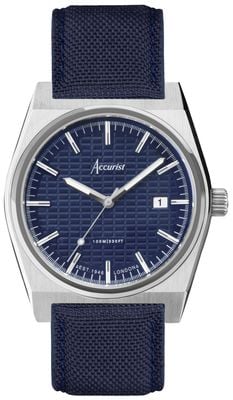 Accurist Men's Origin (41mm) Royal Blue Dial / Blue Canvas Strap 70007