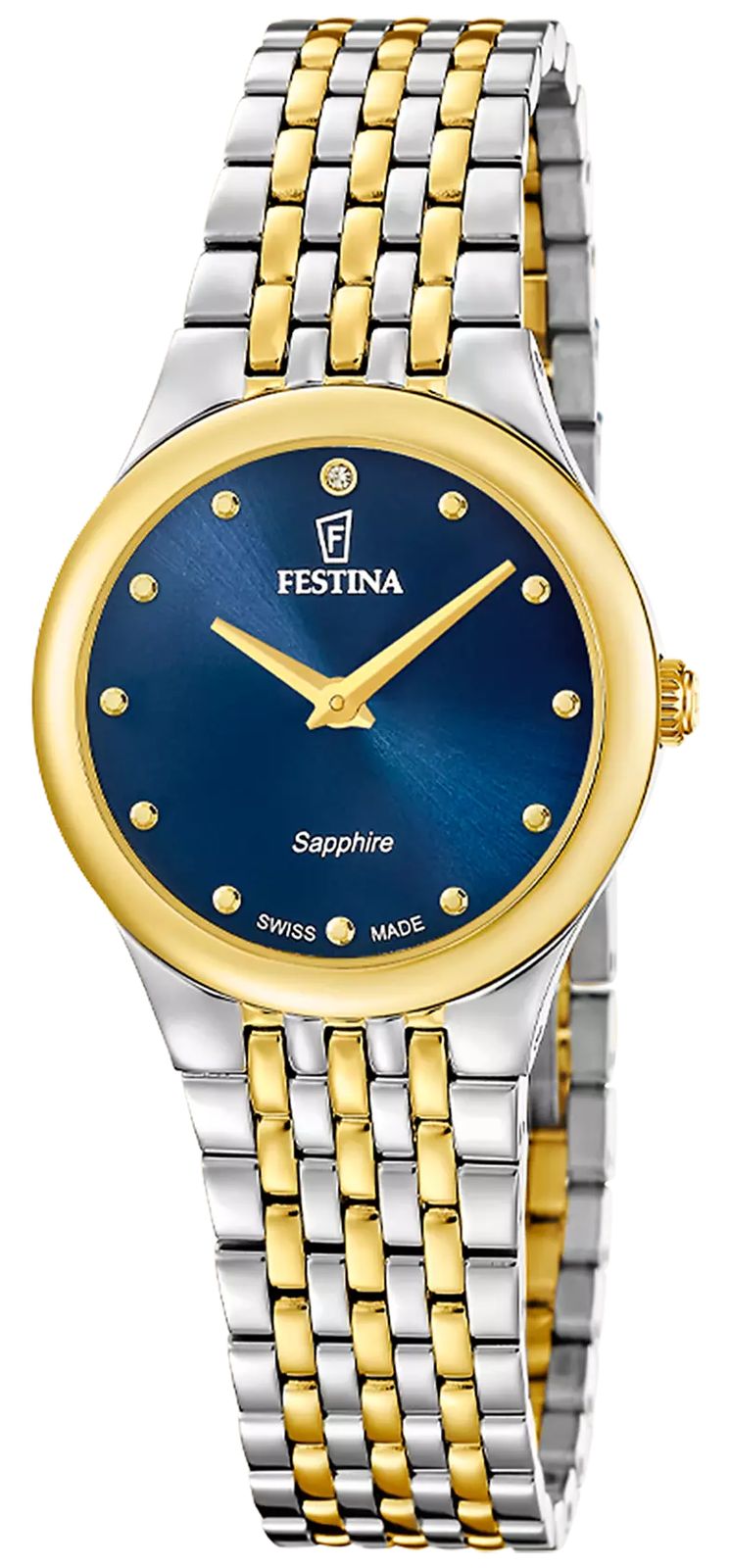 Festina F20097/3 Swiss Made Grace Quartz (29mm) Blue Sunray Watch