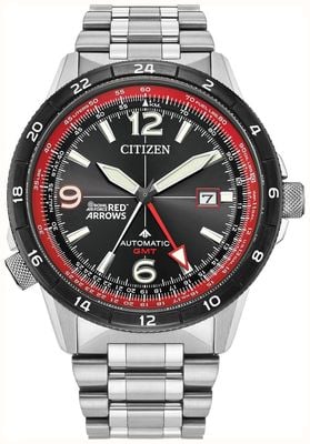 Citizen Red Arrows Limited Edition Promaster Automatic GMT (45mm) Black Dial / Stainless Steel Bracelet NB6048-53E