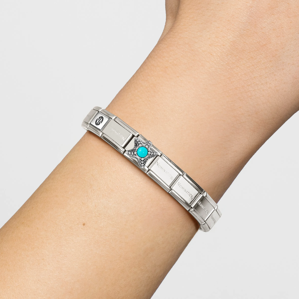 Nomination Classic Starfish Turquoise Stone Charm 330511/06 - alternate view 2