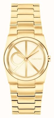 Calvin Klein CK Unite (26mm) Gold Dial / Gold PVD Stainless Steel Bracelet 25100127