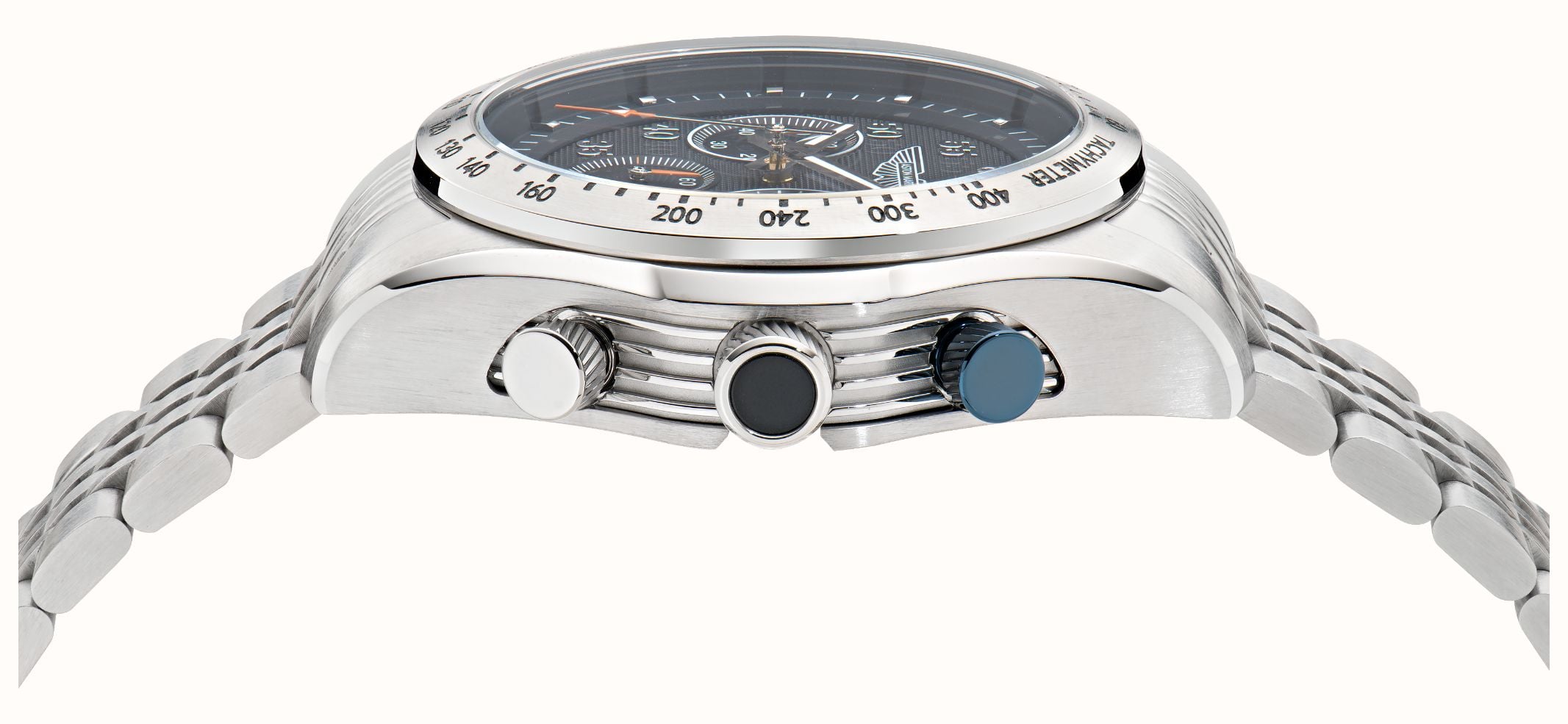 Aston Martin Thrill SGT W Quartz Chronograph (42mm) Blue Dial / Stainless Steel Bracelet MTRS1F503 - alternate view 3