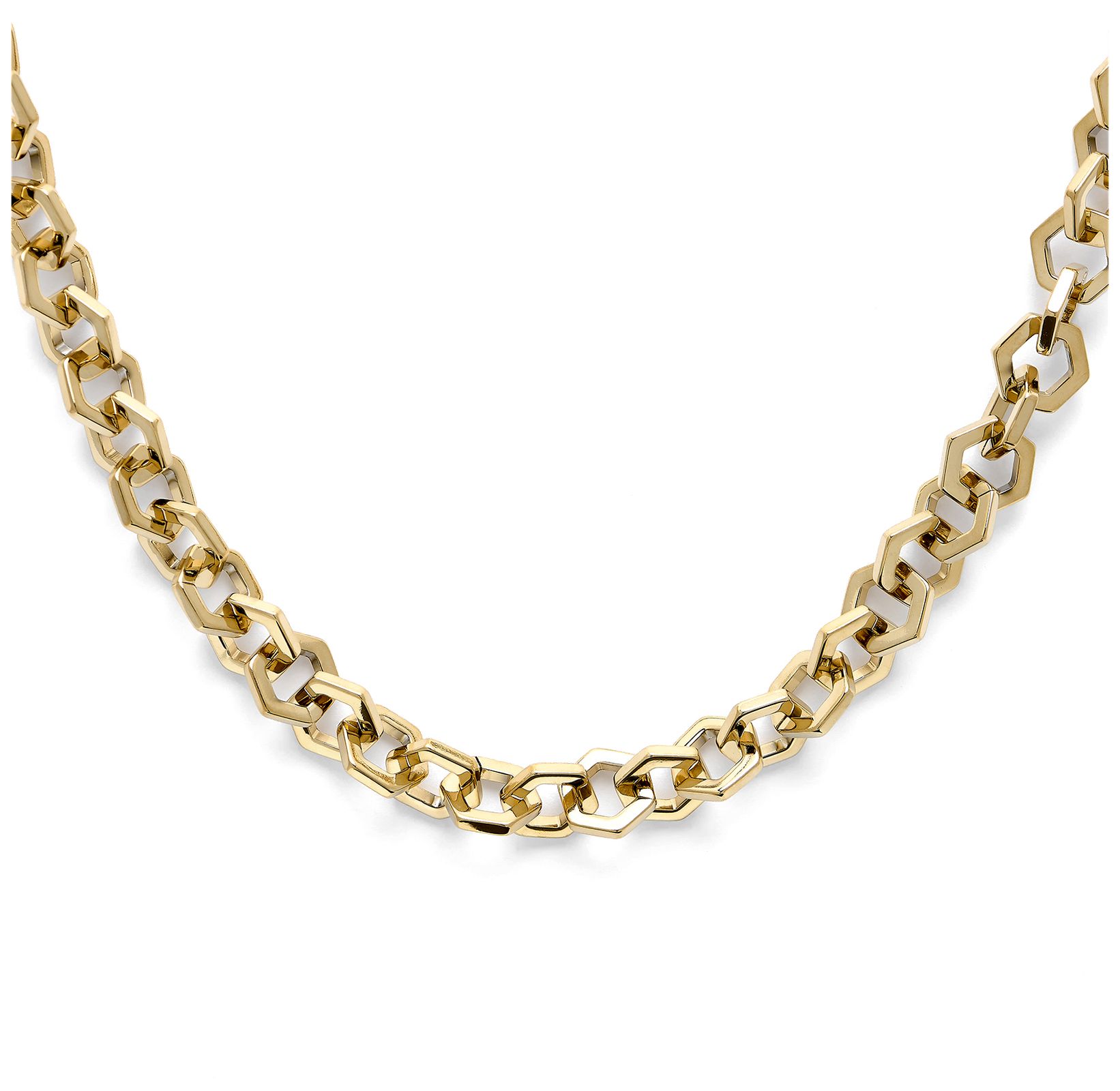 Olivia Burton 24100087 Womens Gold Honecomb Link Necklace Jewellery
