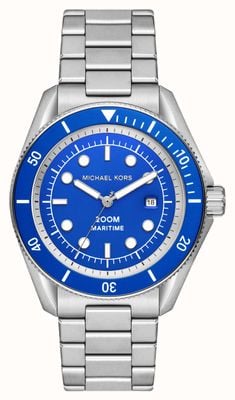 Michael Kors Men's Maritime (42mm) Blue Dial / Stainless Steel Bracelet MK9160