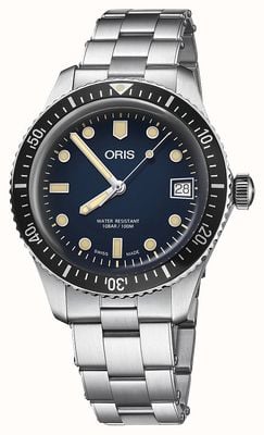 ORIS Divers Sixty-Five Automatic (36mm) Blue Dial / Stainless Steel Bracelet 01 733 7747 4055-07 8 17 18