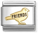 Nomination Classic Gold Friends Bird Charm 030285/72