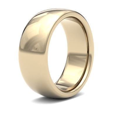 James Moore Wedding Ring  | 8mm | Heavy | Size Premium Court | AG_8LHP-9Y AG_8LHP-9Y