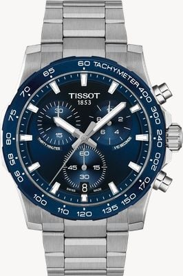 Tissot Supersport Chrono (42mm) Blue Sunray Dial / Stainless Steel Bracelet T1254171104100