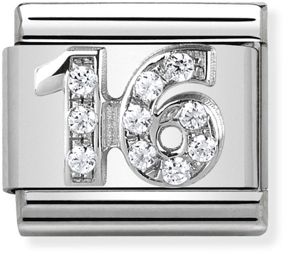 Nomination Classic 16 Sterling Silver & Steel Charm 330304/17