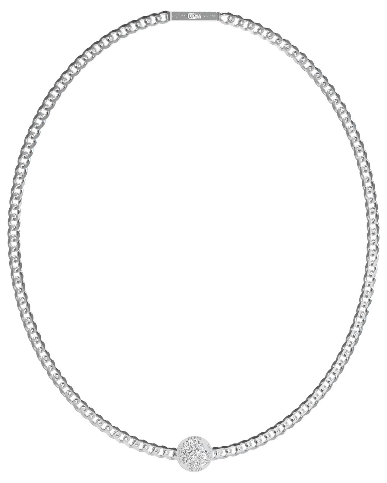Guess UMN03009JWSTT/U Stainless Steel 21" Side Lion Coin Jewellery