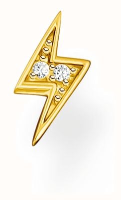 Thomas Sabo 18K Gold-Plated Sterling Silver Lightning Bolt Single Stud Earring H2217-414-14