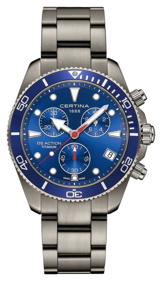 Certina C0484174404100 DS Action Chrono Quartz (42mm) Blue Watch