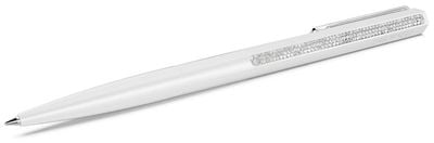 Swarovski Shimmer Ballpoint Pen White Lacquered Chrome Plated 5678183