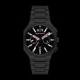 Armani Exchange Dual-Time Quartz (40mm) Black Dial / Stainless Steel Bracelet AX1475 - alternate view 3