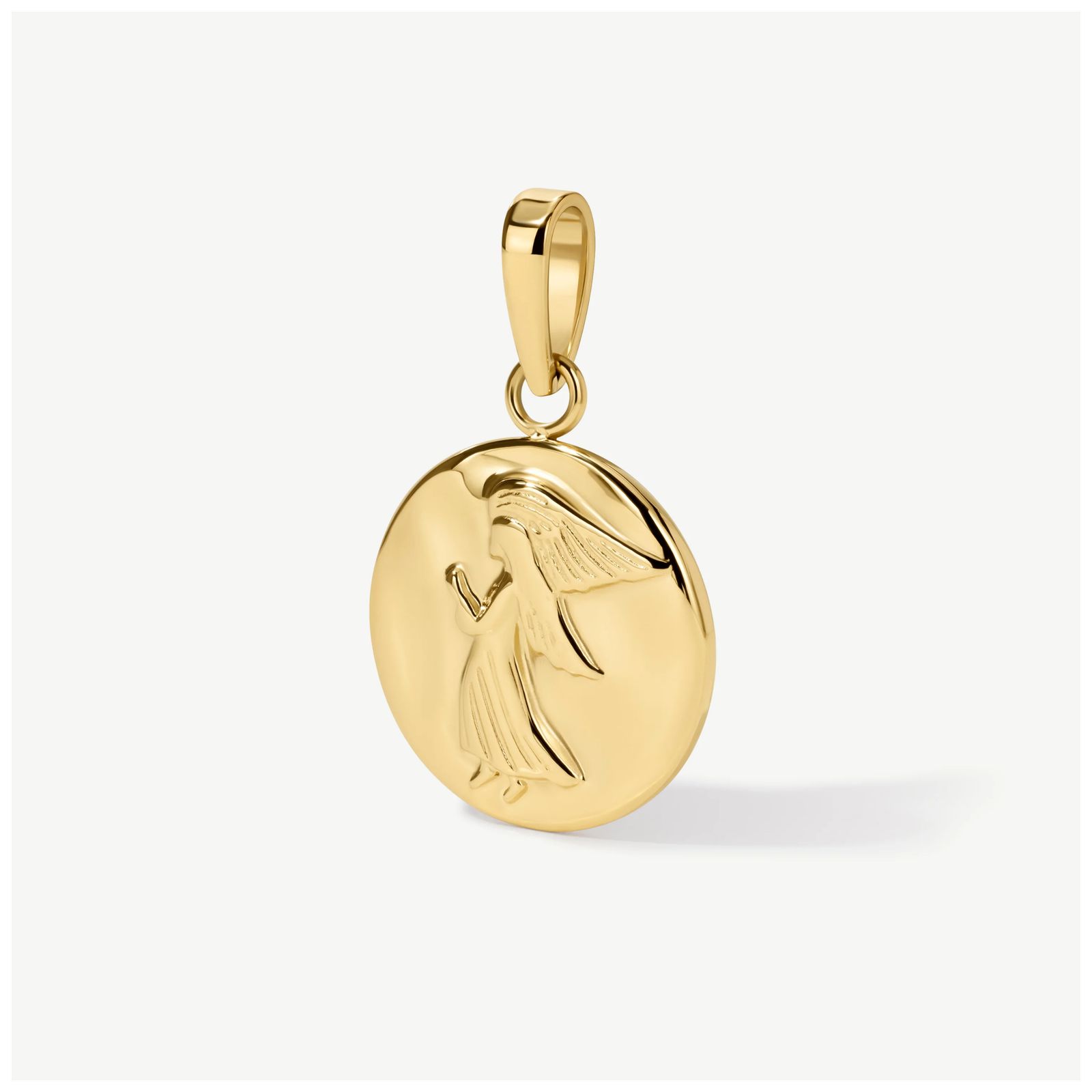 D.LOUISE CH-27 Gold Tone Mini Guardian Angel Charm Jewellery