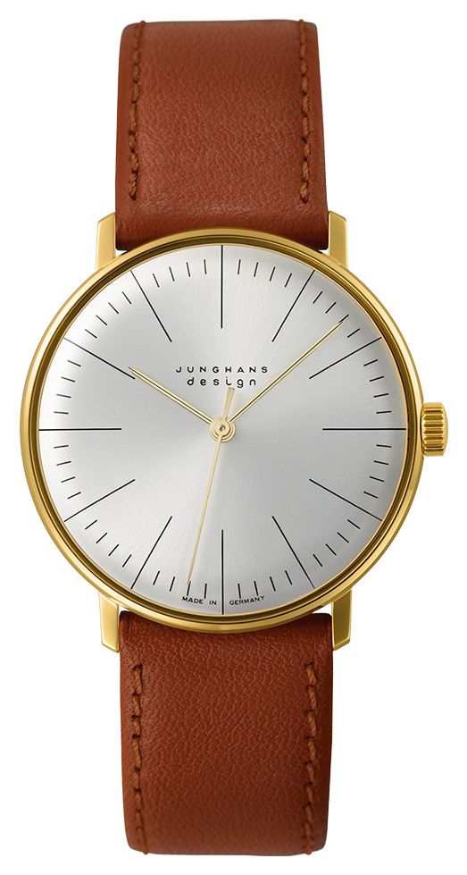 Junghans 27/5703.02 Max Bill Handaufzug Leather Strap Watch