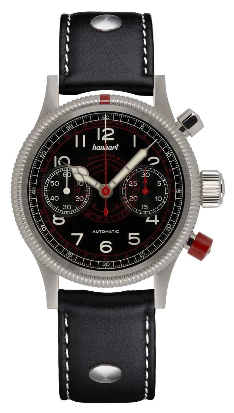 Hanhart 712.210-0010 PIONEER TachyTele Automatic (40mm) Watch