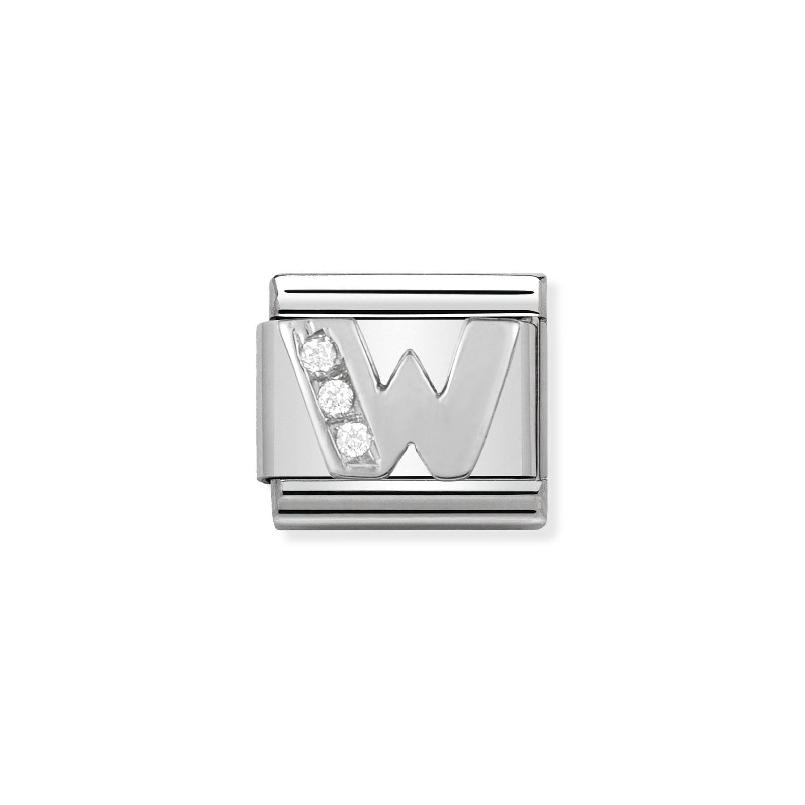 Nomination 330301/23 Classic Letter W Sterling Silver & Jewellery