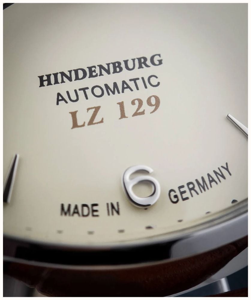 Zeppelin Men's Automatic Watch – Beige Dial, Stainless Steel Case & Brown Leather Strap 8062-5 - alternate view 4