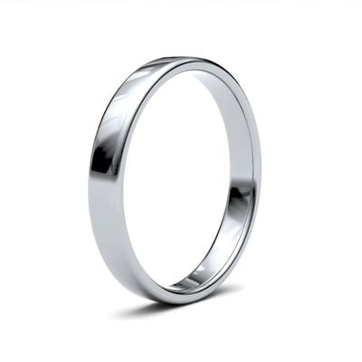 James Moore Wedding Rings | Palladium | 3mm | Light | Soft Court | AG_3LLS-PD